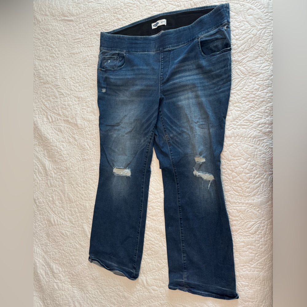 High rise boot cut jeggings plus size 24